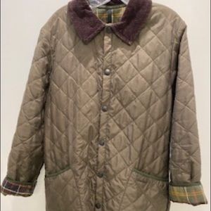 Barbour Men’s D892 Classic Eksdale Jacket Coat Button Up XS Brown Casual Daily